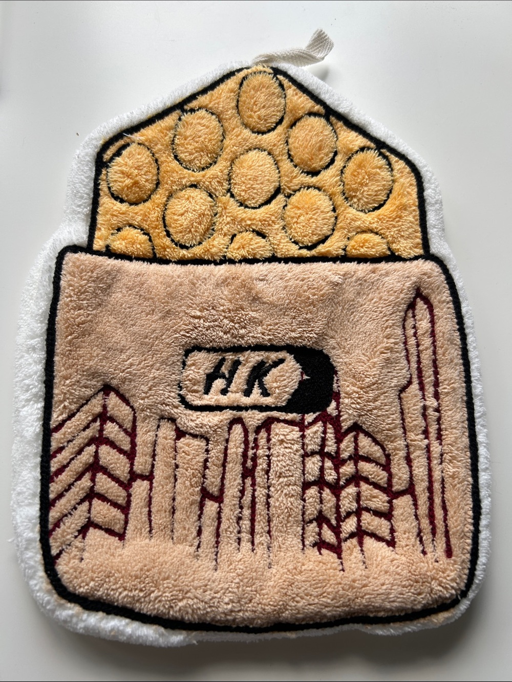 Hong Kong Bubble Waffle hand towel